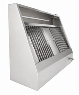 900 Wandhauben Komplett 1200 - 1200x900x450 mm - 0,25 kW - Gastro-Bedarf24 GmbH