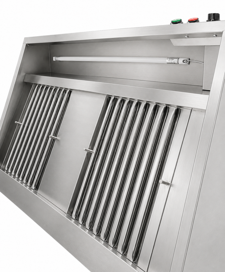 900 Wandhauben Komplett 1200 - 1200x900x450 mm - 0,25 kW - Gastro-Bedarf24 GmbH