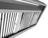 900 Wandhauben Komplett 1600 - 1600x900x450 mm - 0,25 kW - Gastro-Bedarf24 GmbH