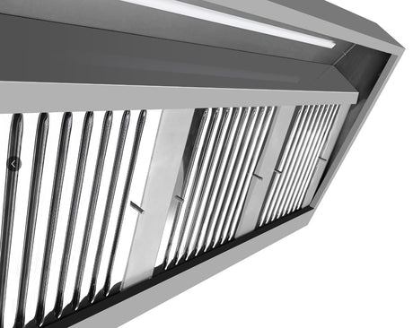 900 Wandhauben Komplett 1600 - 1600x900x450 mm - 0,25 kW - Gastro-Bedarf24 GmbH