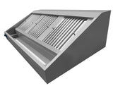 900 Wandhauben Komplett 1600 - 1600x900x450 mm - 0,25 kW - Gastro-Bedarf24 GmbH
