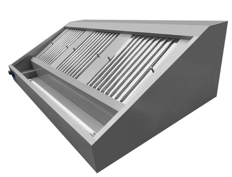 900 Wandhauben Komplett 1600 - 1600x900x450 mm - 0,25 kW - Gastro-Bedarf24 GmbH