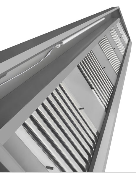 900 Wandhauben Komplett 3000 *transport Auf Anfrage* - 3000x900x450 mm - 0,42 kW - Gastro-Bedarf24 GmbH