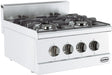 Base 600 Gasherd 4 Br. - 600x600x300 mm - 13 kW - Gastro-Bedarf24 GmbH