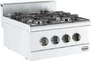Base 600 Gasherd 4 Br. - 600x600x300 mm - 13 kW - Gastro-Bedarf24 GmbH