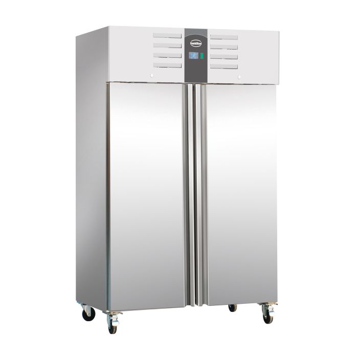 Tiefkühlschrank 2 Türen - 1200 Liter - 1340x810x2010 mm - inkl. Räder