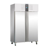 Tiefkühlschrank 2 Türen - 1200 Liter - 1340x810x2010 mm - inkl. Räder