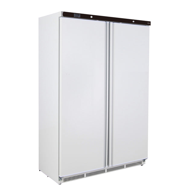 Kühlschrank Weiß 2 Tür - 1215x585x1853 mm - 0,32 kW - Gastro-Bedarf24 GmbH