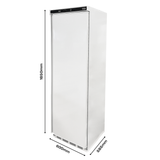 Tiefkühlschrank - 1 Tür - Weiß - 340 Liter - 600x585x1850 mm