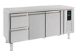 700 Kühltisch 2 Türen Und 2 Schubladen Energy Line - 1795x700x860 mm - 0,3 kW - Gastro-Bedarf24 GmbH