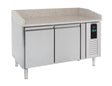 Pizzatisch 2 Türen Energy Line - 1510x800x1000 mm - 0,3 kW - Gastro-Bedarf24 GmbH