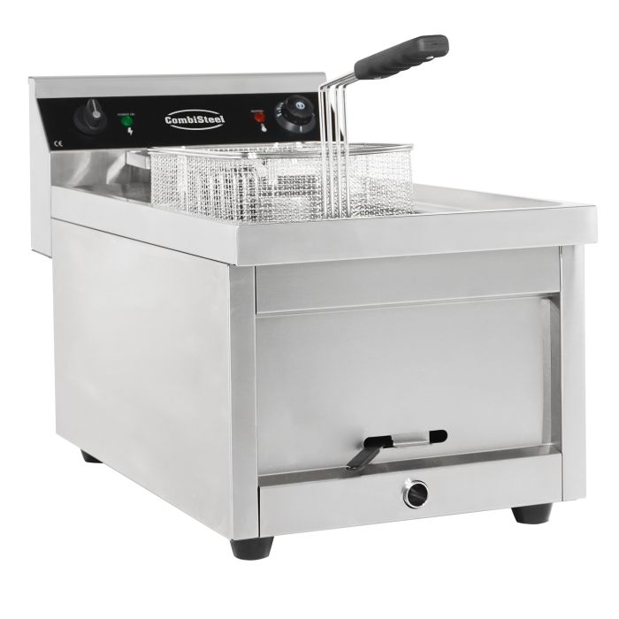 Elektro Tischfritteuse - 12 Liter - 400x700x328 mm - 6 kW
