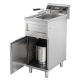 Elektro Fritteuse - 12 Liter - 400x700x850 mm - 6 kW