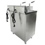Elektro Fritteuse - 2x9 Liter - 695x530x970 mm - 6,6 kW