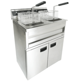 Elektro Fritteuse - 2x9 Liter - 695x530x970 mm - 6,6 kW