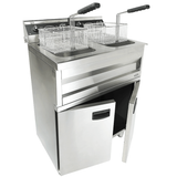 Elektro Fritteuse - 2x9 Liter - 695x530x970 mm - 6,6 kW
