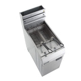 Gas-Fritteuse - 21 Liter - 400x800x1180 mm - 27 kW - Propangas