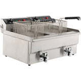 Elektro Tischfritteuse - 2x8 Liter - 630x505x355 mm - 6,6 kW