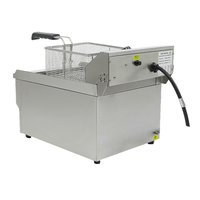 Elektro Tischfritteuse - 10 Liter - 340x560x380 mm - 5 kW