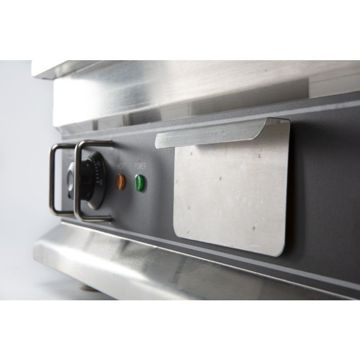 Elektro-Grillplatte - Chrom - 500x520x310 mm - 3 kW
