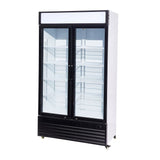 Getränkekühlschrank 2 Türen - 750 Liter - 1120x610x1965 mm - inkl. Räder