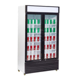 Getränkekühlschrank 2 Türen - 750 Liter - 1120x610x1965 mm - inkl. Räder