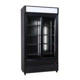 Getränkekühlschrank mit Glasschiebetüren - 780 Liter - 1120x595x2100 mm - inkl. Räder