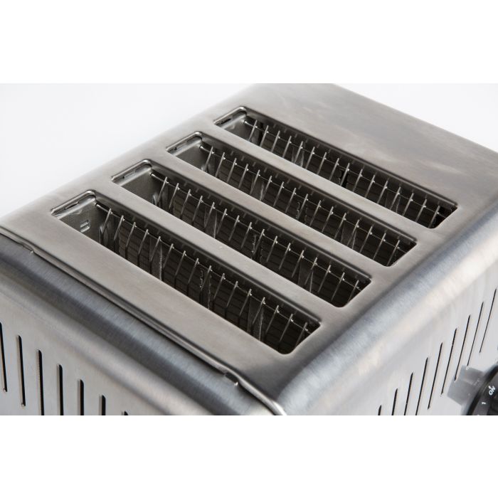 Toaster - 4 Scheiben - 1,8 kW - 290x260x220 mm