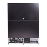 Getränkekühlschrank mit 3 Türen - Schwarz - 1200 Liter - 1600x600x2100 mm - inkl. Räder und Türheizung