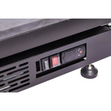 Getränkekühlschrank mit 3 Türen - Schwarz - 1200 Liter - 1600x600x2100 mm - inkl. Räder und Türheizung