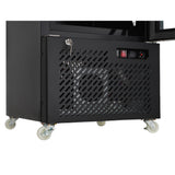 Tiefkühlschrank 1 Glastür Schwarz NAP-250F - 490x560x1915 mm - 0.45 kW - Gastro-Bedarf24 GmbH