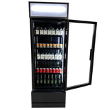 Getränkekühlschrank 1 Tür - 360 Liter - 610x610x1973 mm inkl. Räder