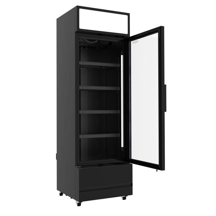 Getränkekühlschrank 1 Tür - 360 Liter - 610x610x1973 mm inkl. Räder