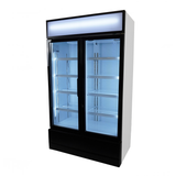 Getränkekühlschrank 2 Türen - 670 Liter - 1120x610x1973 mm inkl. Räder