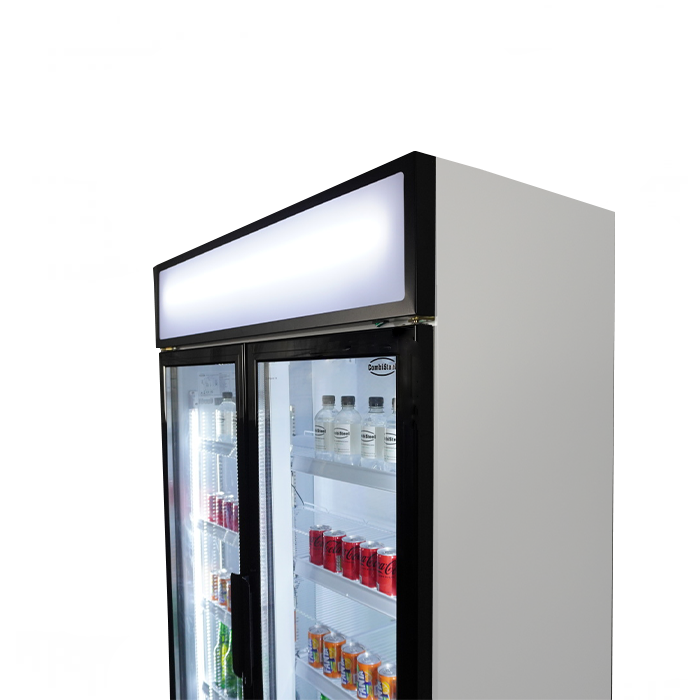 Getränkekühlschrank 2 Türen - 670 Liter - 1120x610x1973 mm inkl. Räder