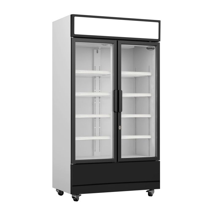 Getränkekühlschrank 2 Türen - 670 Liter - 1120x610x1973 mm inkl. Räder