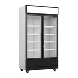 Getränkekühlschrank 2 Türen - 670 Liter - 1120x610x1973 mm inkl. Räder