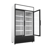 Getränkekühlschrank 2 Türen - 670 Liter - 1120x610x1973 mm inkl. Räder