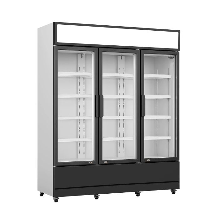 Getränkekühlschrank 3 Türen - 1065 Liter - 1600x610x1973 mm - inkl. Räder
