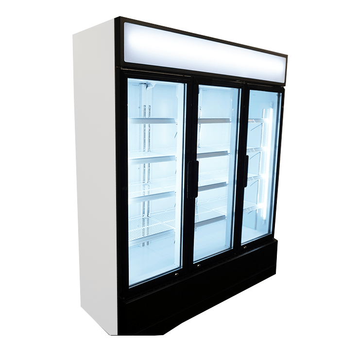 Getränkekühlschrank 3 Türen - 1065 Liter - 1600x610x1973 mm - inkl. Räder