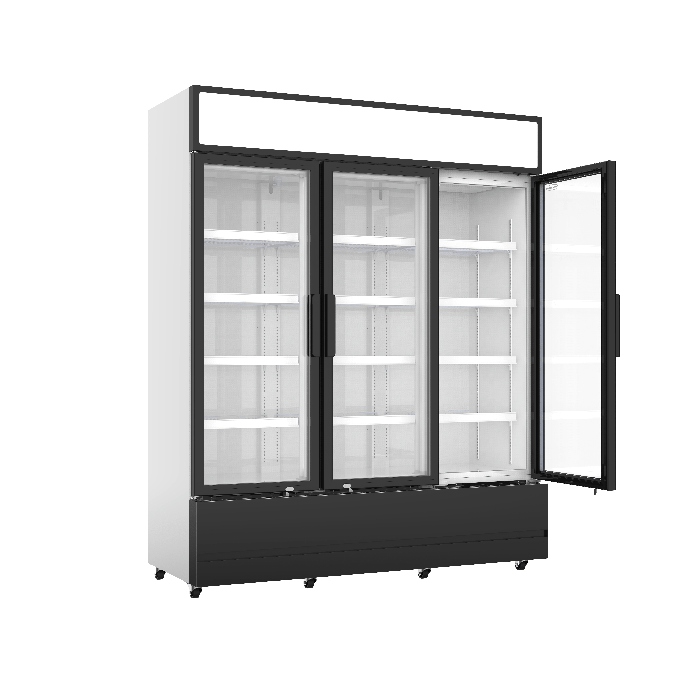 Getränkekühlschrank 3 Türen - 1065 Liter - 1600x610x1973 mm - inkl. Räder