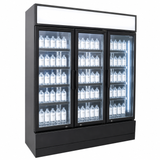 Getränkekühlschrank 3 Türen - 1065 Liter - 1600x610x1973 mm - inkl. Räder