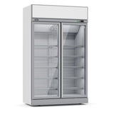 Kühlschrank mit 2 Glastüren - 1000 Liter - 1253x710x2092 mm