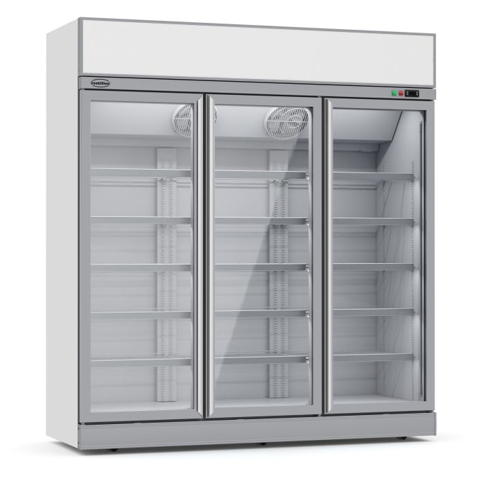 Kühlschrank mit 3 Glastüren - 1530 Liter - 1880x710x2092 mm