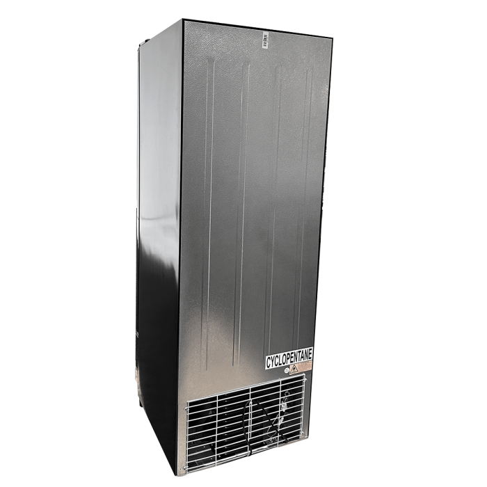 Getränkekühlschrank 1 Tür - 240 Liter - Schwarz - 540x560x1525 mm