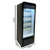 Getränkekühlschrank 1 Tür - 240 Liter - Schwarz - 540x560x1525 mm
