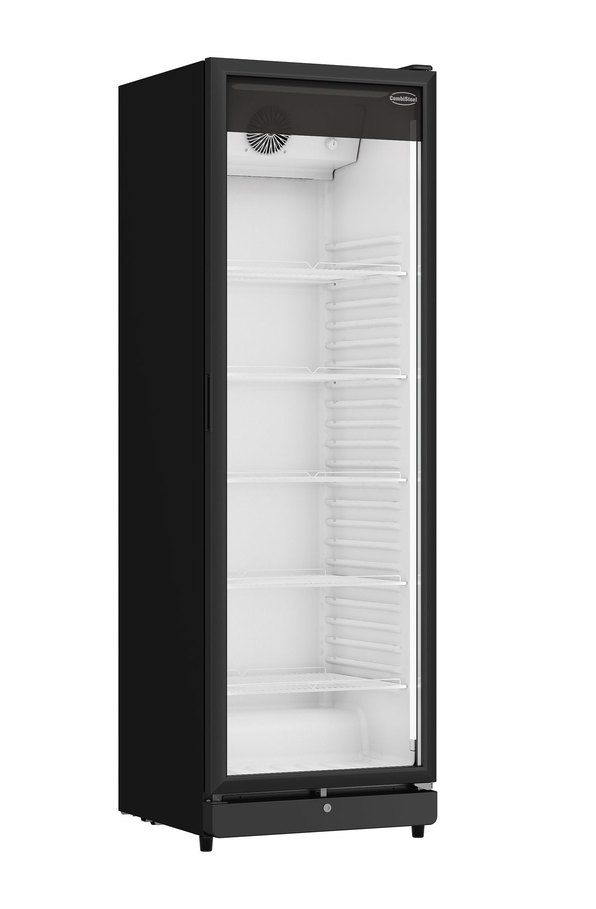 Kühlschrank 1 Glastür PIB-360R - 595x585x1864 mm - 0,32 kW - Gastro-Bedarf24 GmbH