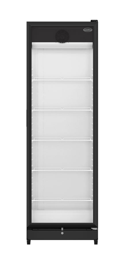 Kühlschrank 1 Glastür PIB-360R - 595x585x1864 mm - 0,32 kW - Gastro-Bedarf24 GmbH