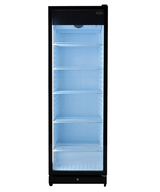Kühlschrank 1 Glastür PIB-360R - 595x585x1864 mm - 0,32 kW - Gastro-Bedarf24 GmbH