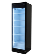 Kühlschrank 1 Glastür PIB-360R - 595x585x1864 mm - 0,32 kW - Gastro-Bedarf24 GmbH